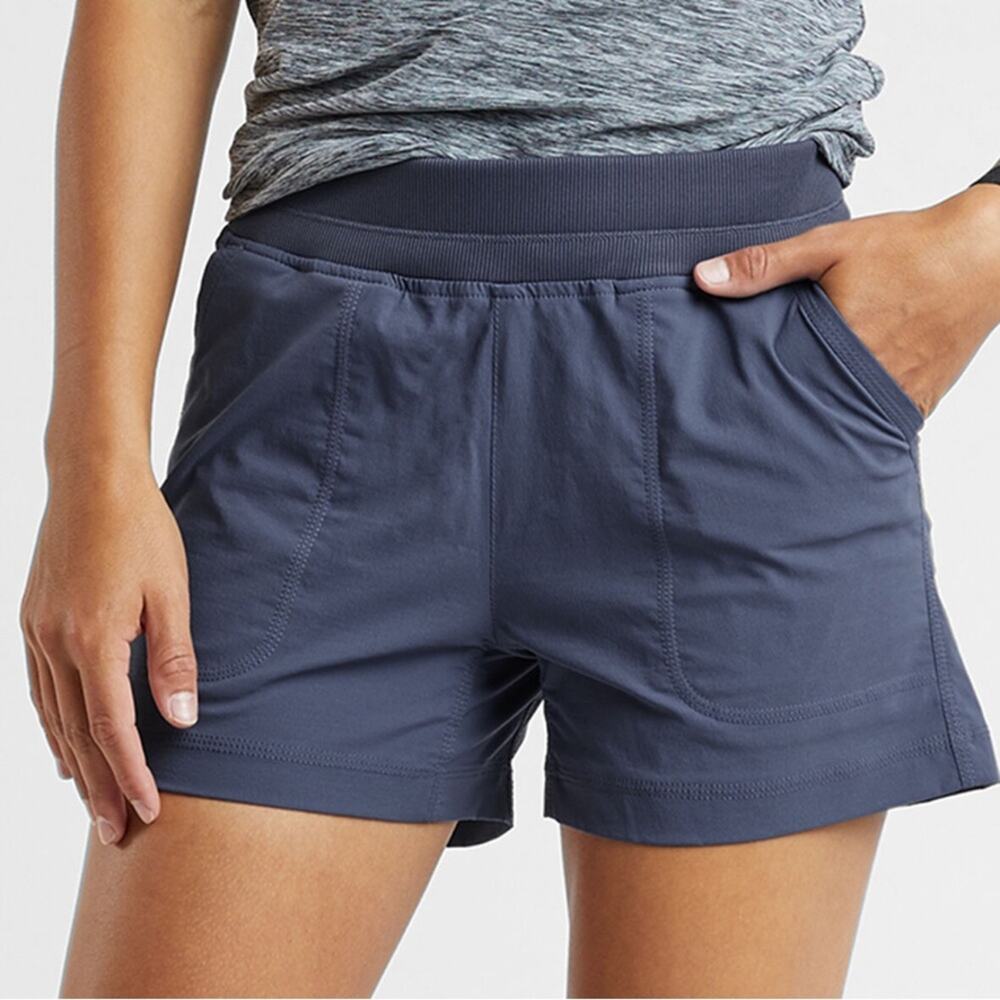 TITLE NINE Clamberista Navy Hiking Travel Active Shorts 4" Inseam Size 2 - Picture 7 of 9